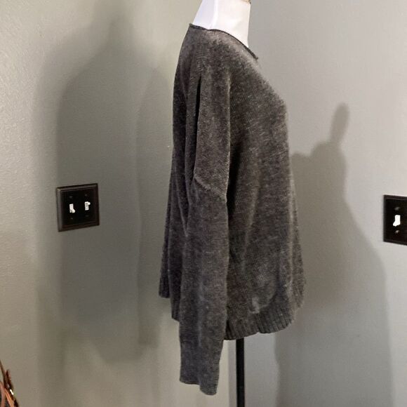 14th and Union super soft Chenille sweater Moss Green - Picture 6 of 8